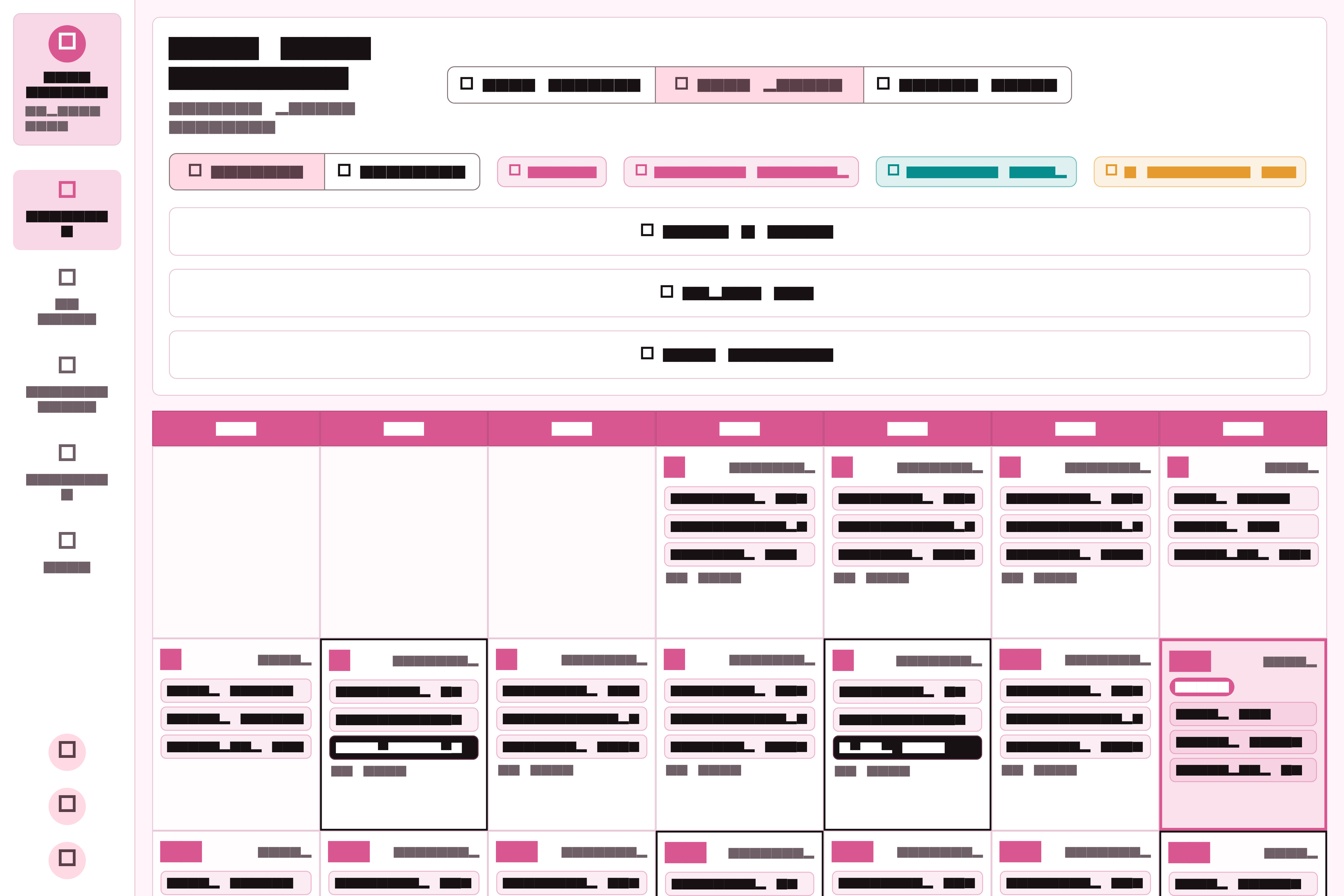 PupSchedule monthly staff schedule preview using sample data